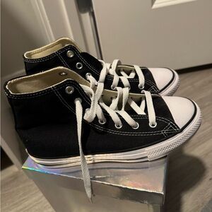 Kids Black High-Top Converse